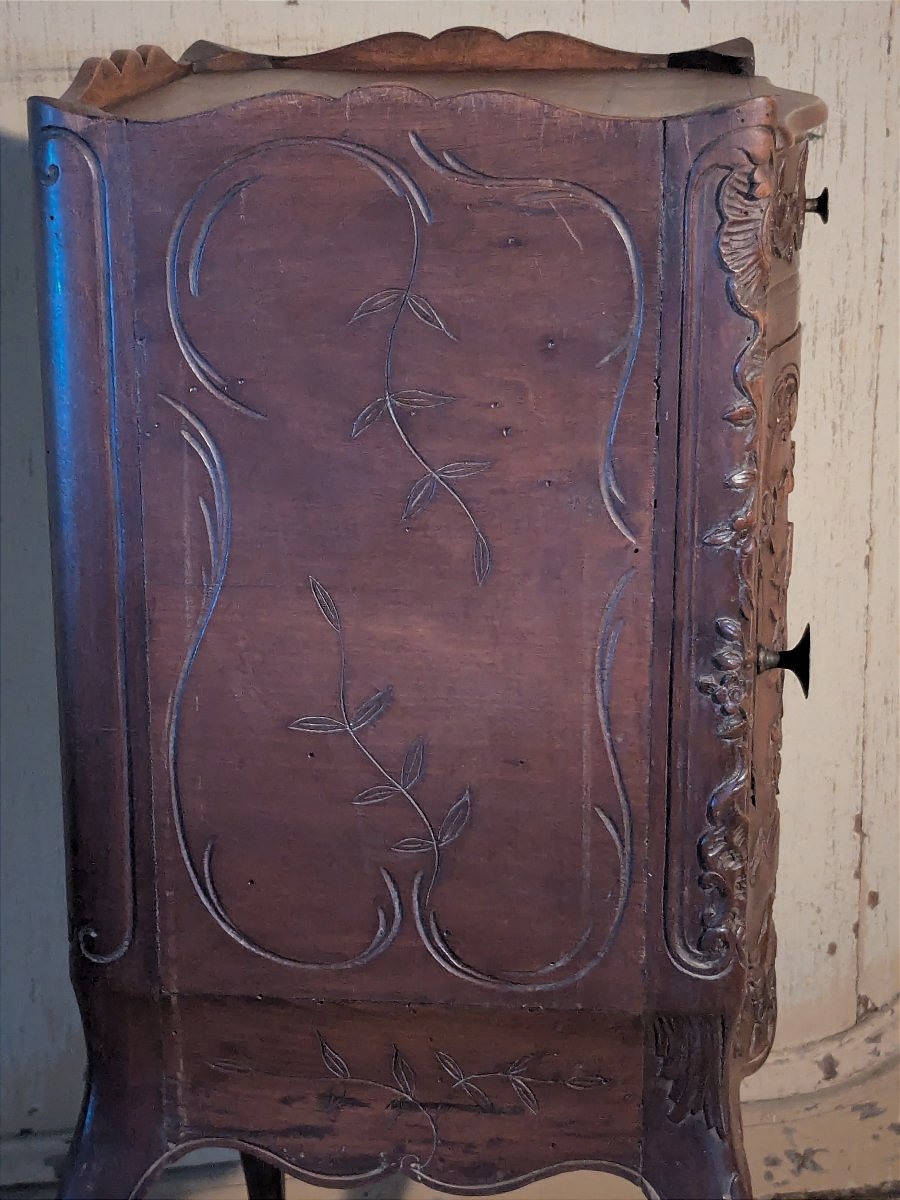 Large Nightstand In The Louis XV–louis XVI Transitional Style-photo-2