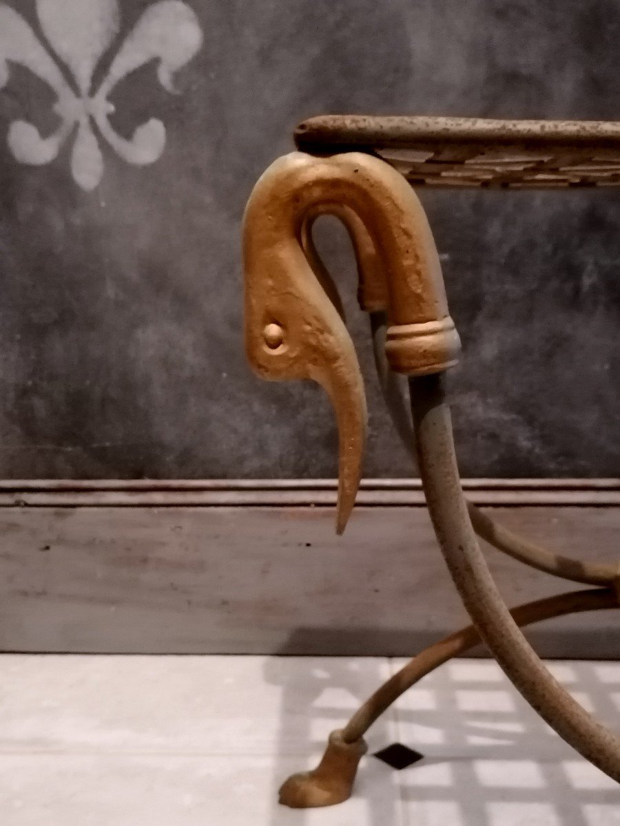 Neoclassical Stool, 20th Century.-photo-3