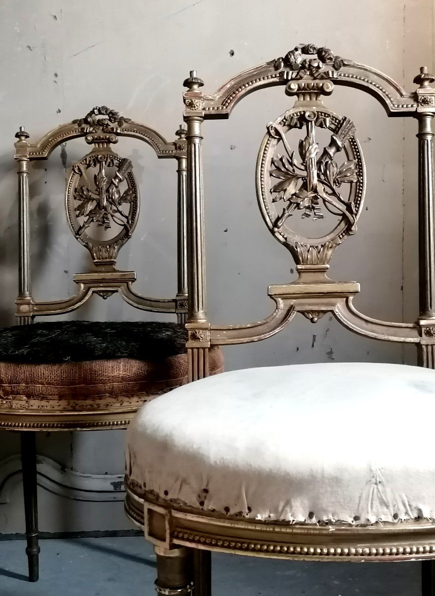 Paire De Chaises 19 ème