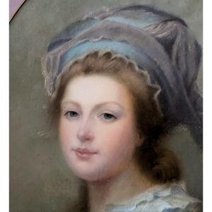 Portrait Of Young Woman Early 19th