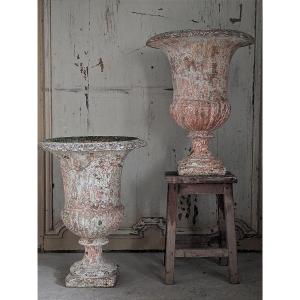 Pair Of Large Medici Vases, Early 19th Century