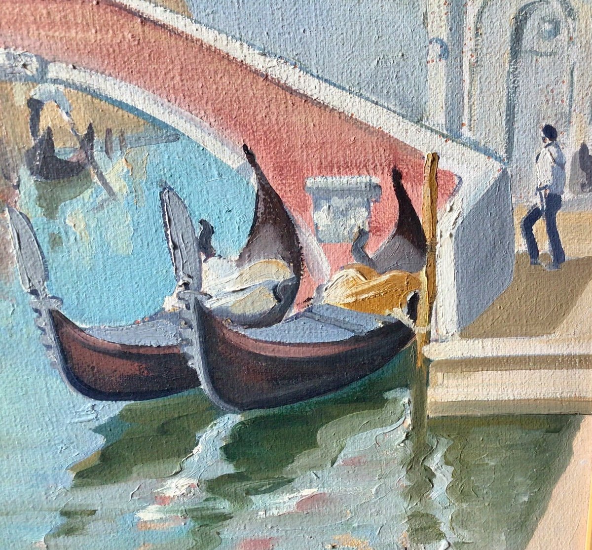 Vue de Venise par Janick Léderlé (1917-2013)-photo-1