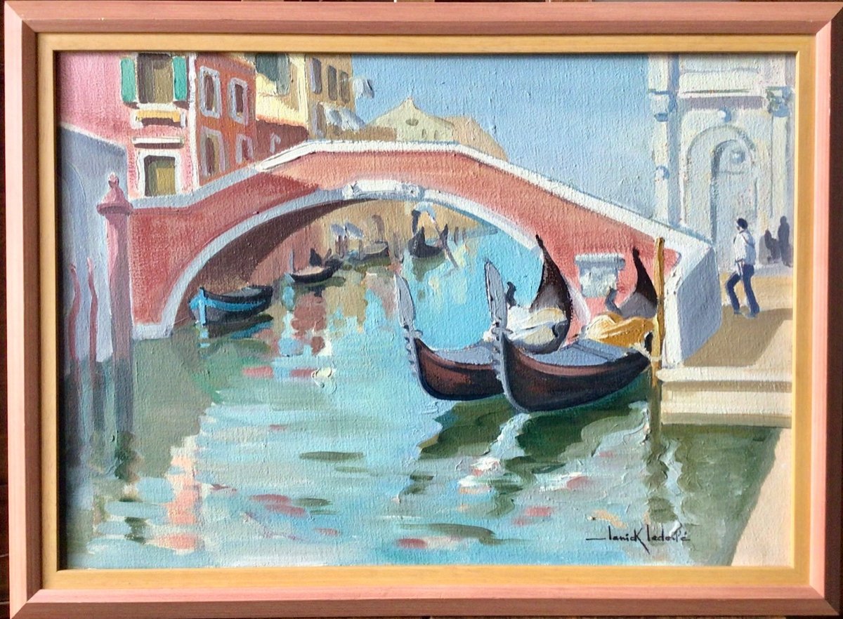 Vue de Venise par Janick Léderlé (1917-2013)