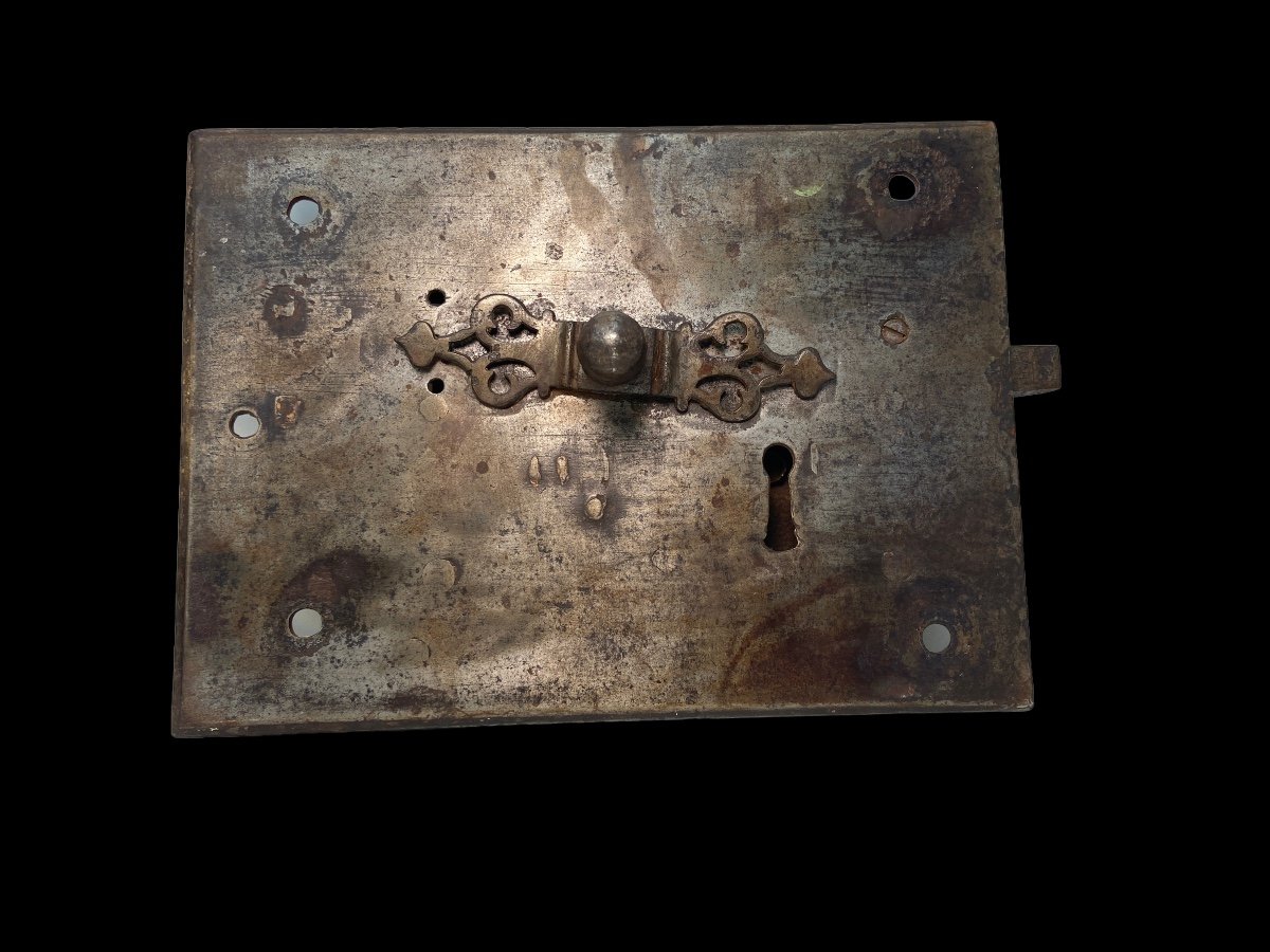 Slide Lock With Complex Interior - 17/18th Century-photo-2