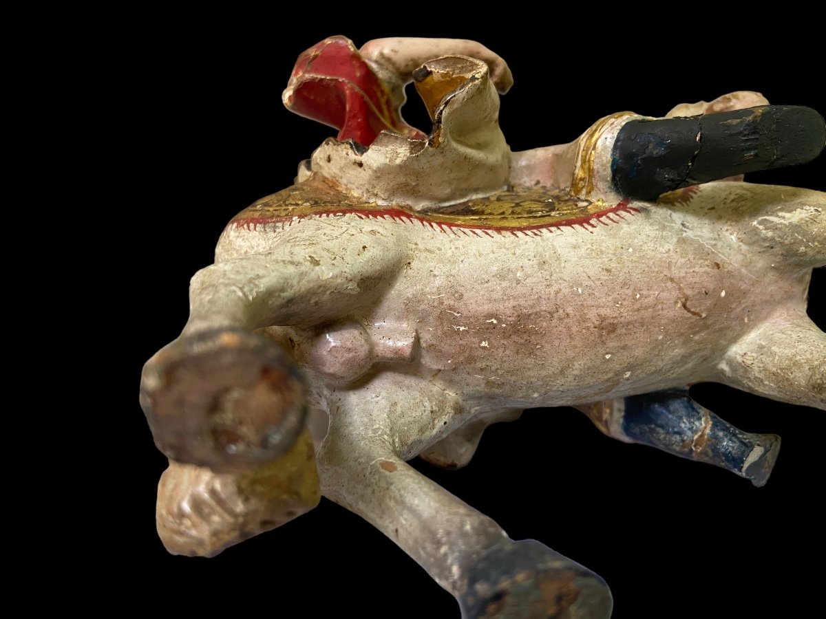 Polychrome Wooden Sculpture - XVII/xviii - Hispano/flamenco - St. Longinus-photo-7