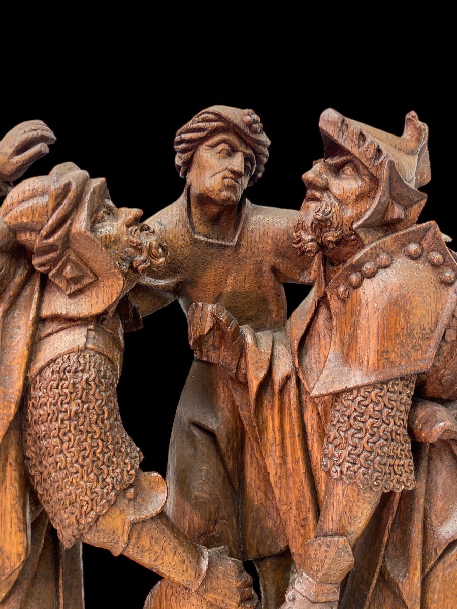 Relief en Chêne – Ca. 1510/1520 (Anvers ou Brabant?)-photo-2