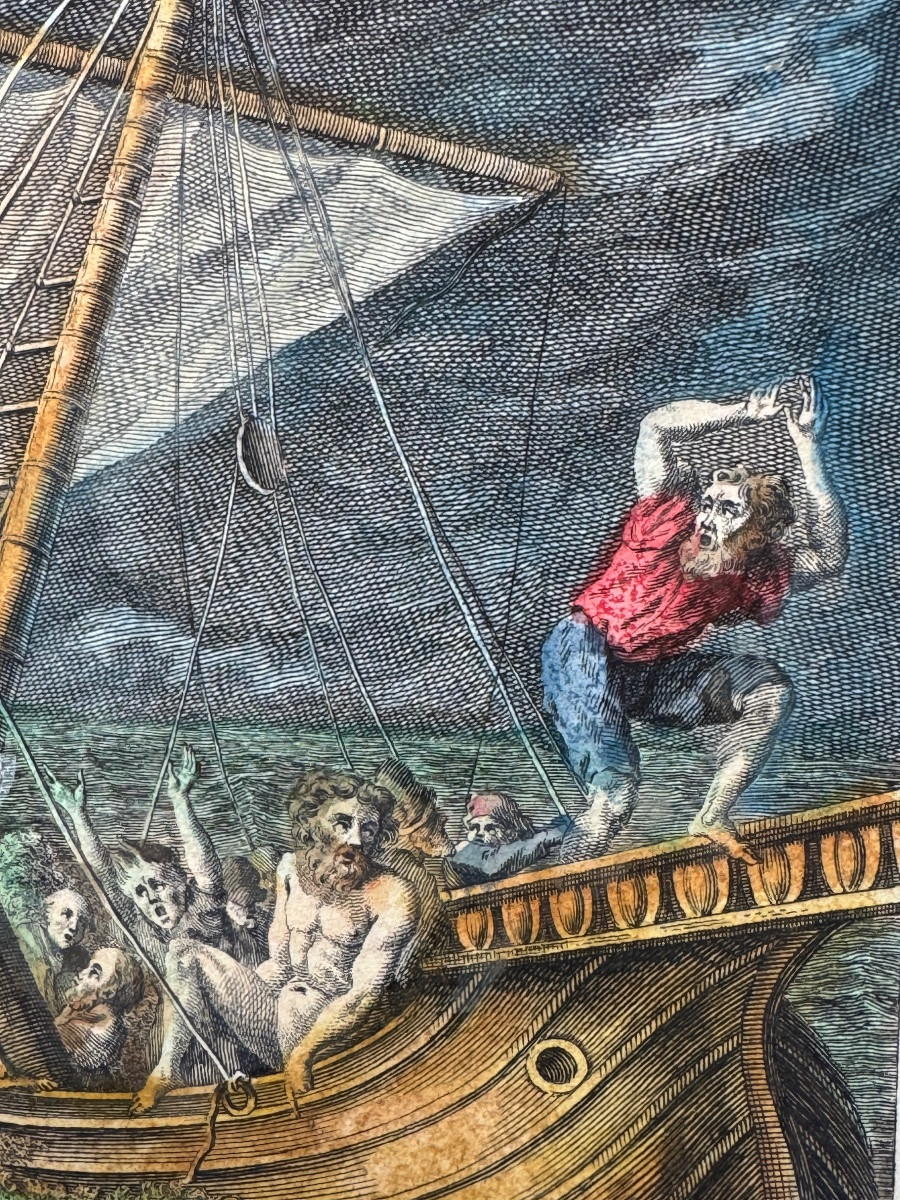 Memento Mori (1780), 9 Engravings Watercolour - By Christian Von Mechel-photo-1