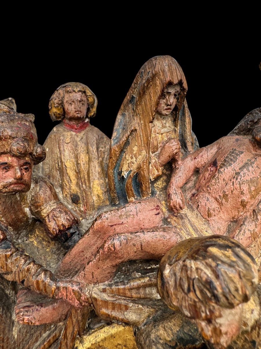 La mise au tombeau du Christ – Fin du XVe siècle Brabant - Bruxelles (?)-photo-2