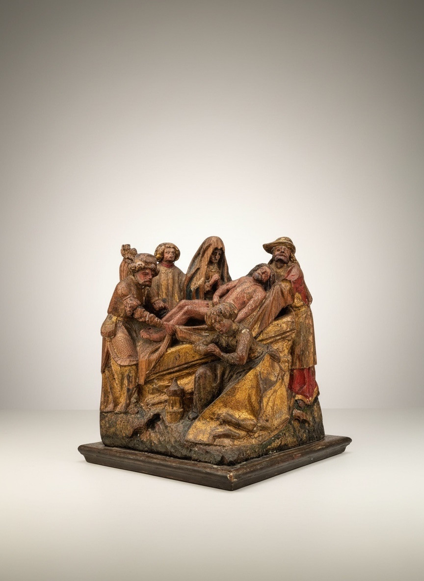 La mise au tombeau du Christ – Fin du XVe siècle Brabant - Bruxelles (?)-photo-7