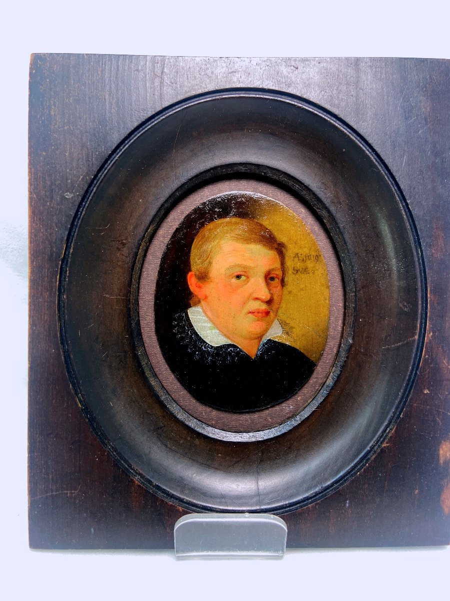 Portrait Miniature d'Un Jeune Homme, Daté De 1610 -photo-3