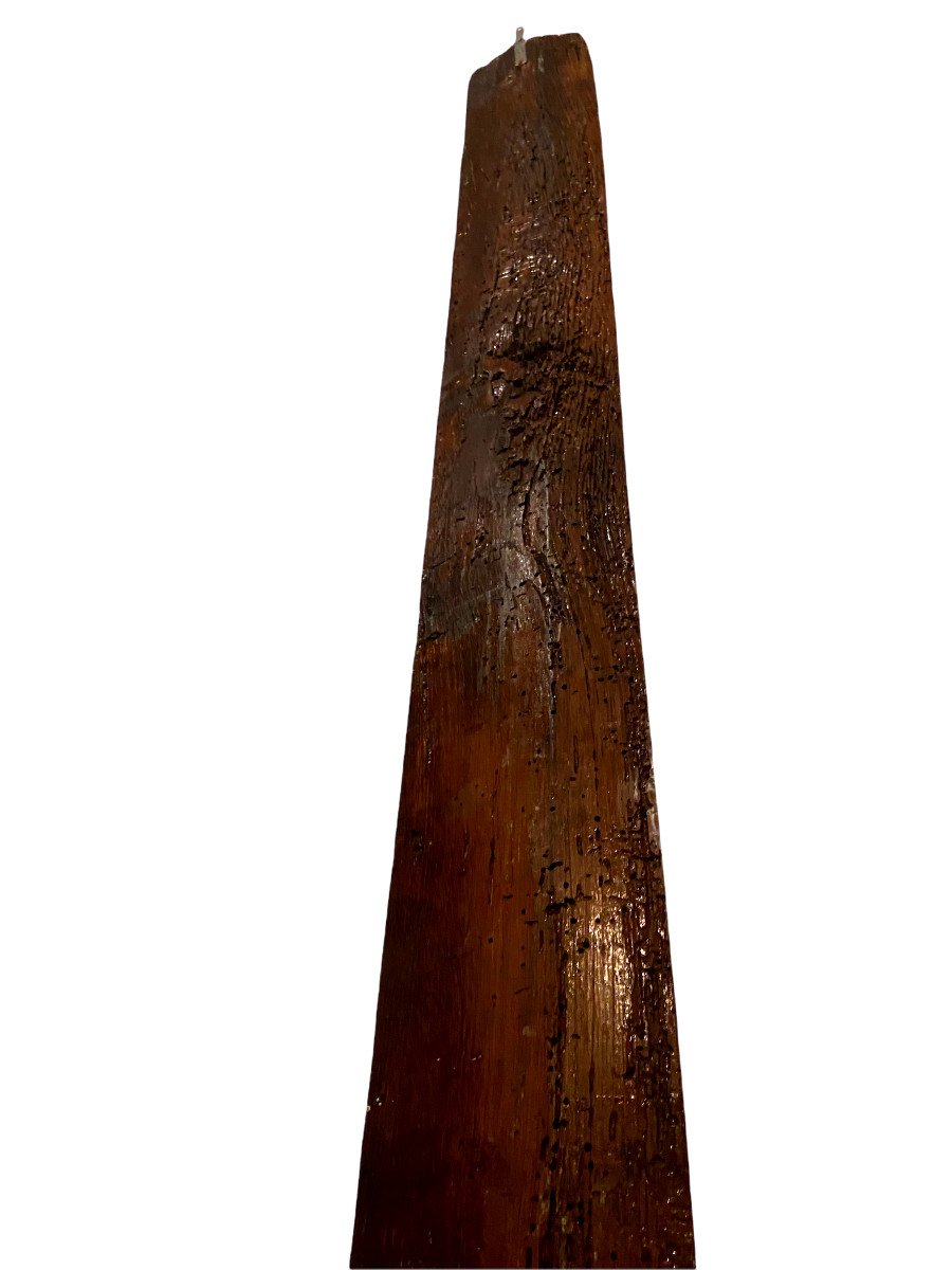 Wooden Fireplace Beam With Tree Of Life - 16th Century - France-photo-1