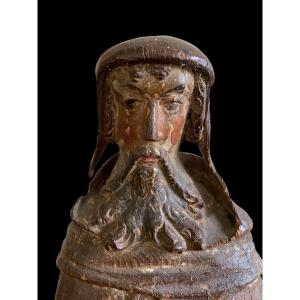 Sculpture Of Saint Anthony (the Great) -  Brussels – Ca. 1480 