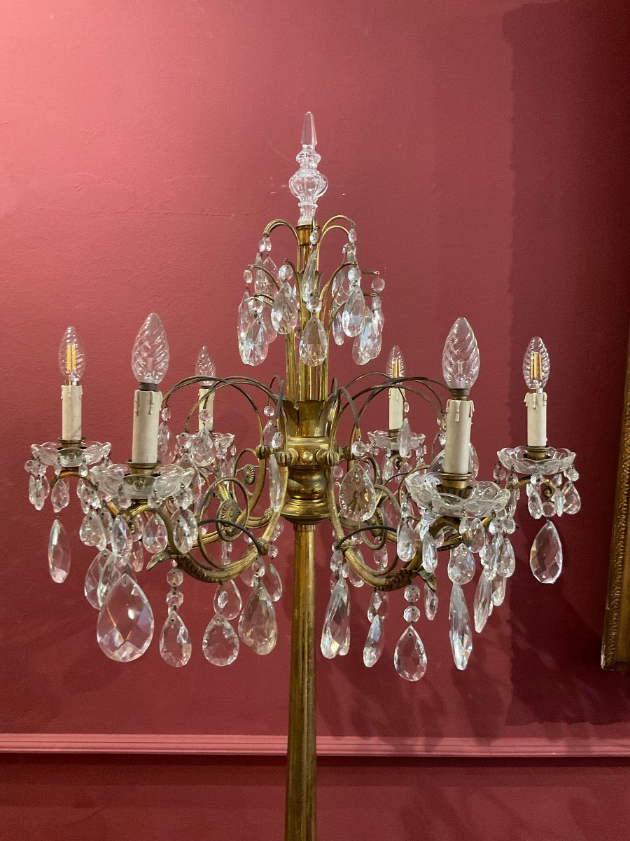 Paire De Grands Chandeliers-photo-4