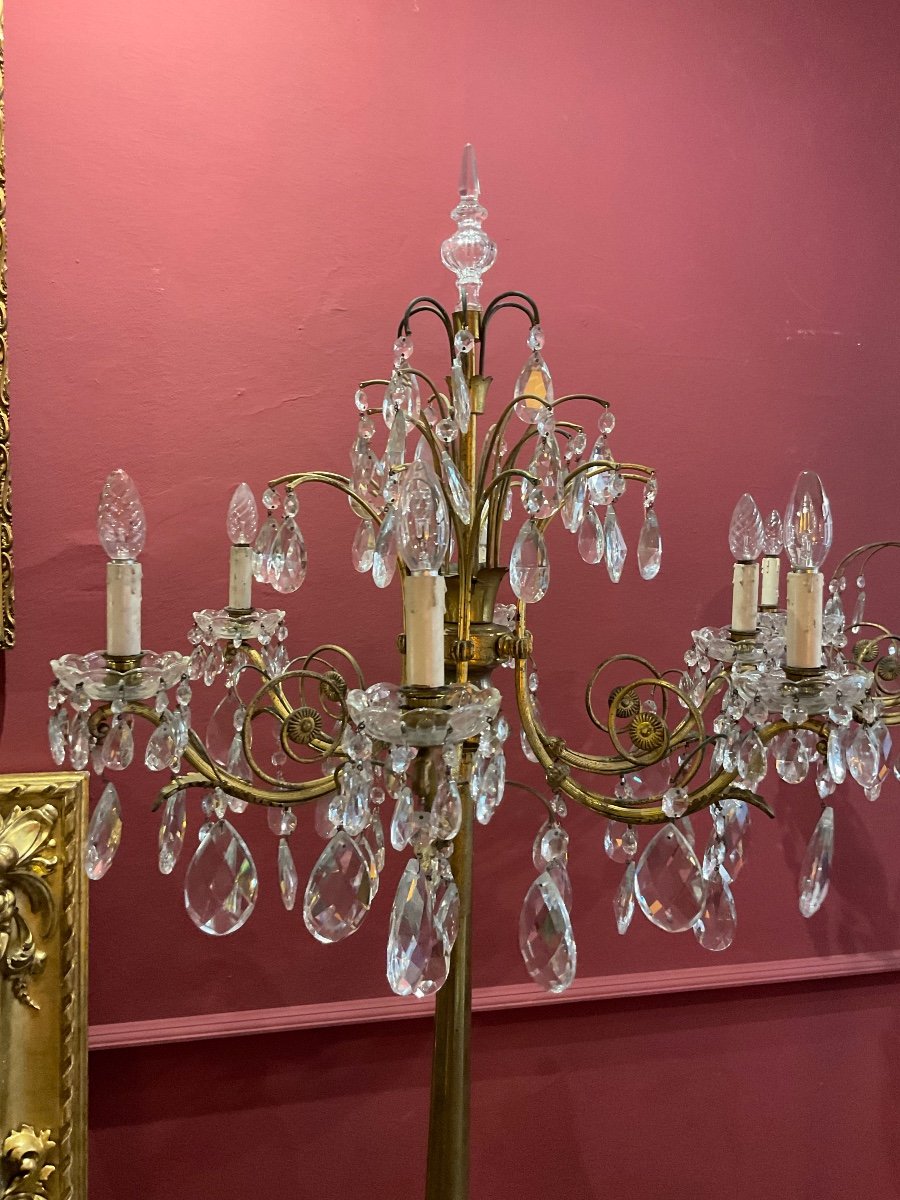 Paire De Grands Chandeliers-photo-1