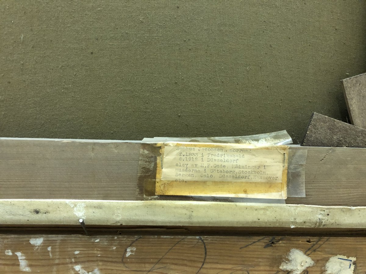 Moonlight Landscape Painting-photo-4