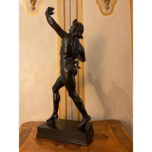 Bronze Statue Of The Dancing Faun. 