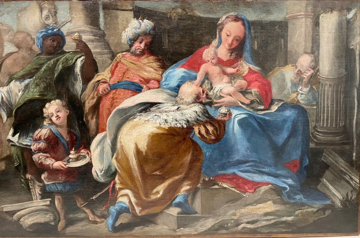 The Three Kings, 17th Italian School Painting-photo-4