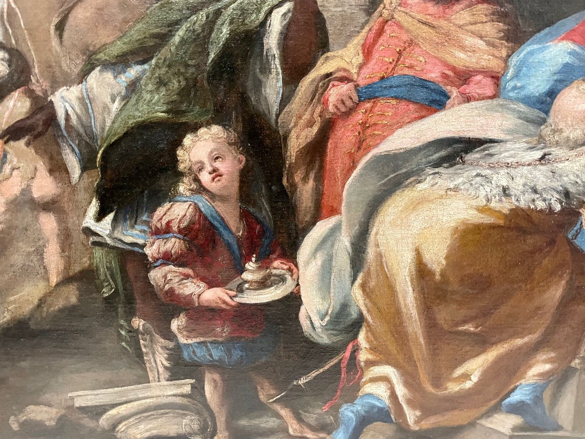 The Three Kings, 17th Italian School Painting-photo-3