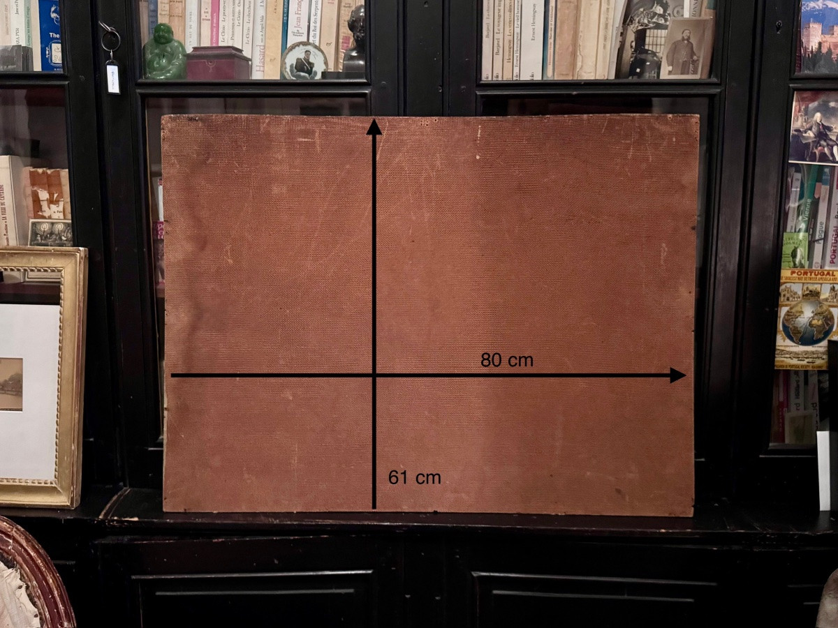 Bord de Loire circa 1930 , signé -photo-4