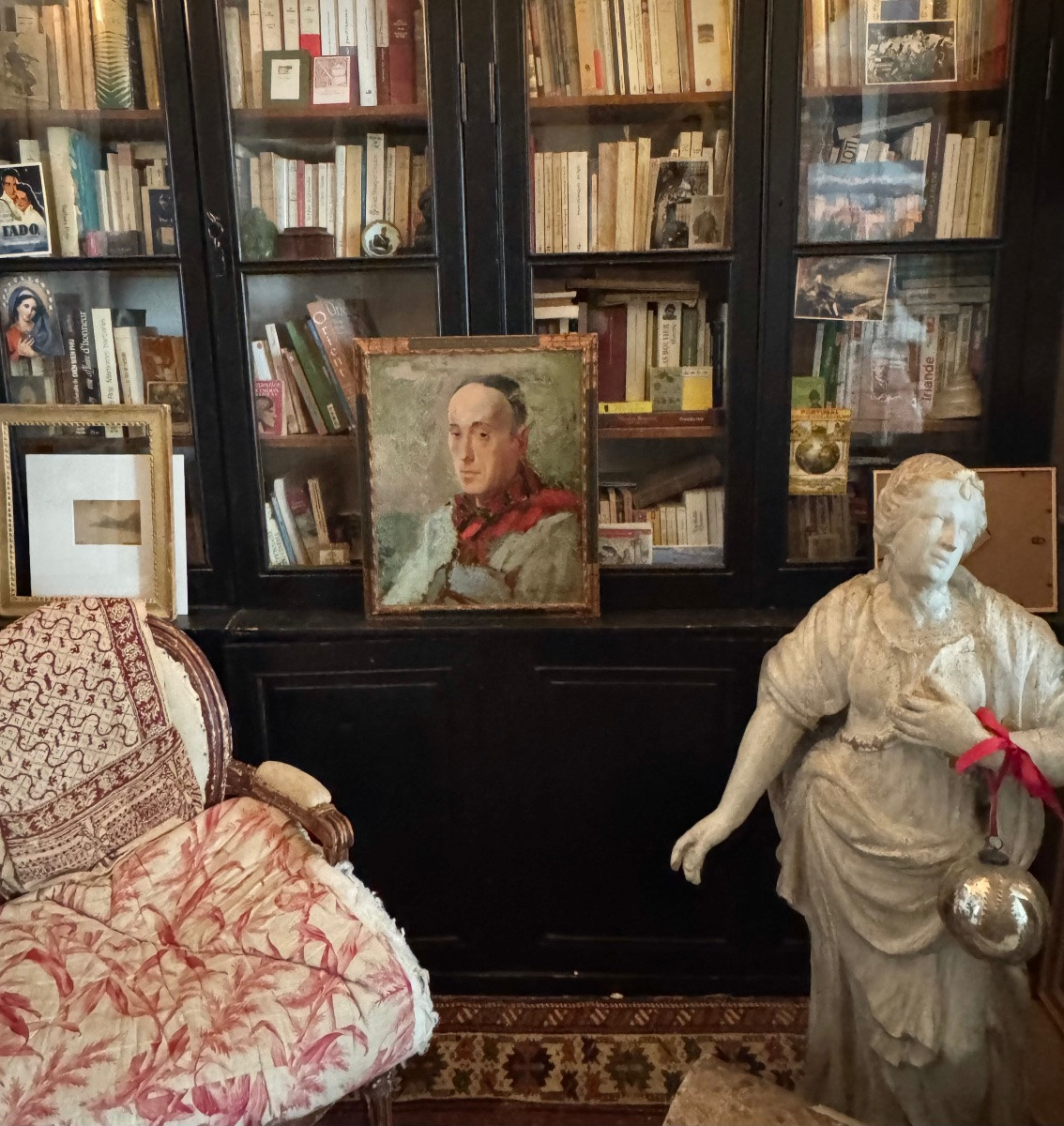 Portrait d’un poète  à l’écharpe rouge , circa année 30-photo-2