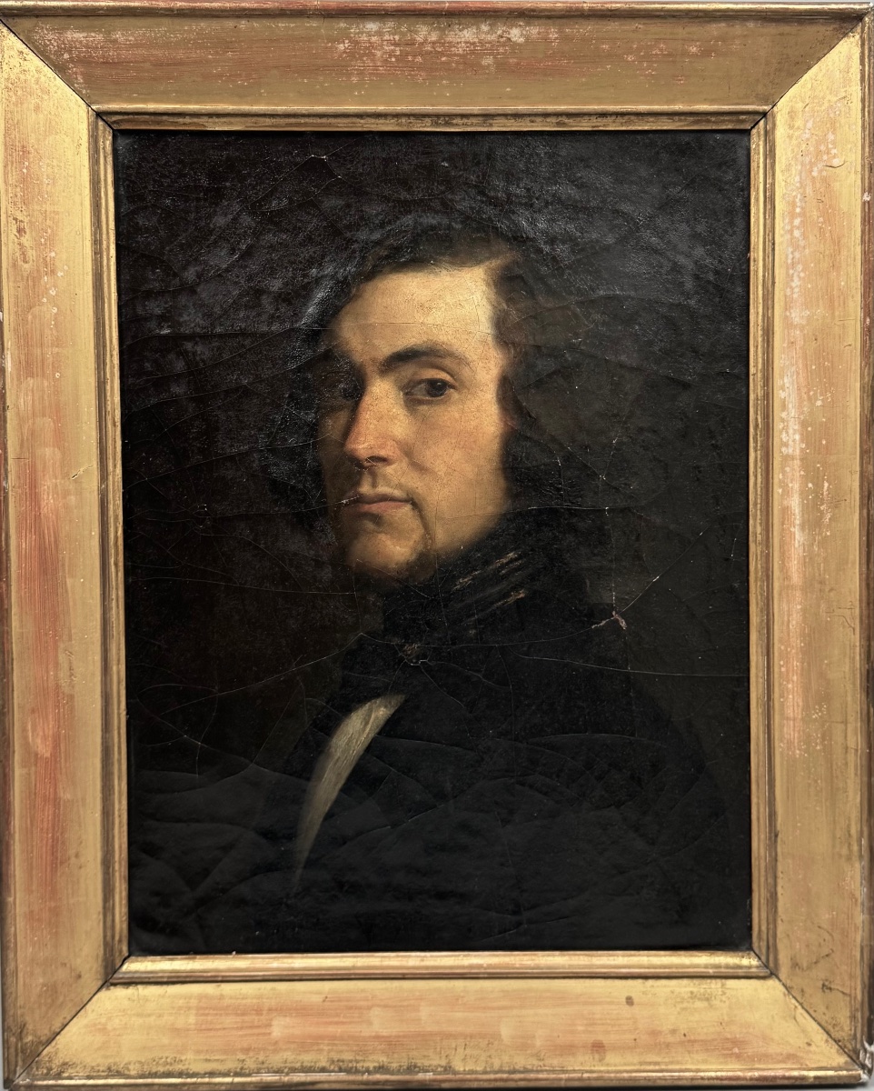 Portrait Of A Man From The Romantic Period, Circa 1830-photo-1