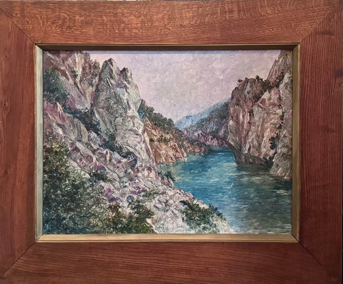 The Verdon Gorge By François Marius Baron, Circa 1930