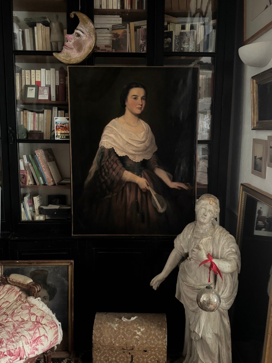 Grand Portrait d'une élégante espagnole -photo-3