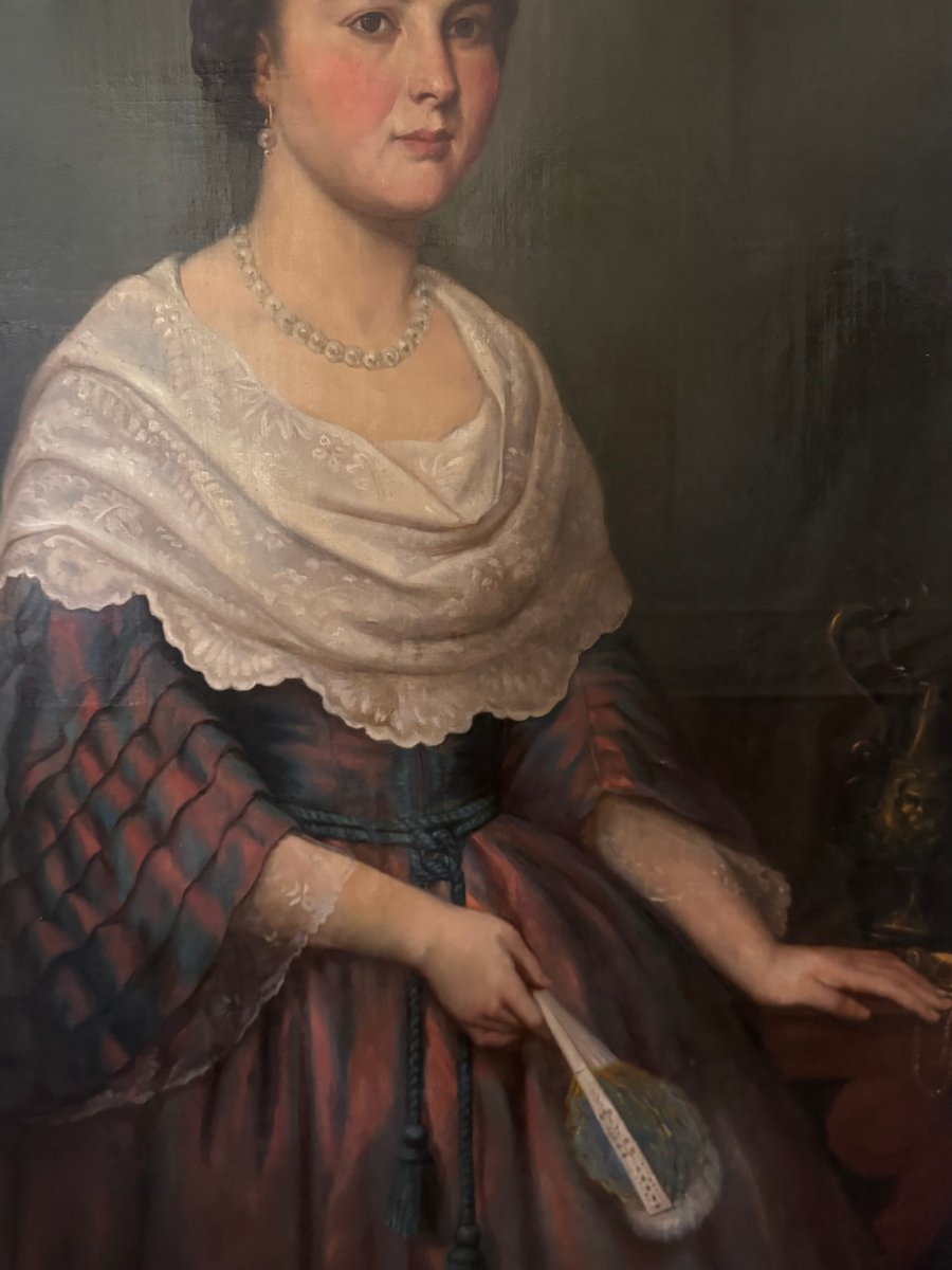Grand Portrait d'une élégante espagnole -photo-2