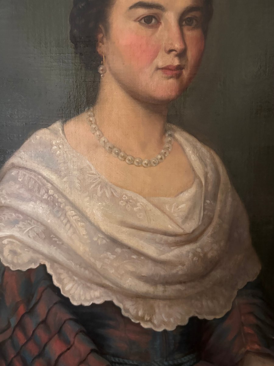 Grand Portrait d'une élégante espagnole -photo-5