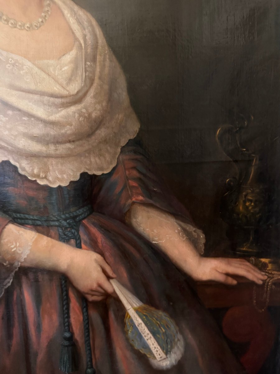 Grand Portrait d'une élégante espagnole -photo-7