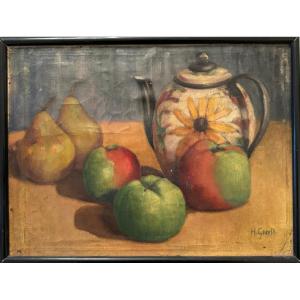 Nature morte aux pommes et poires
