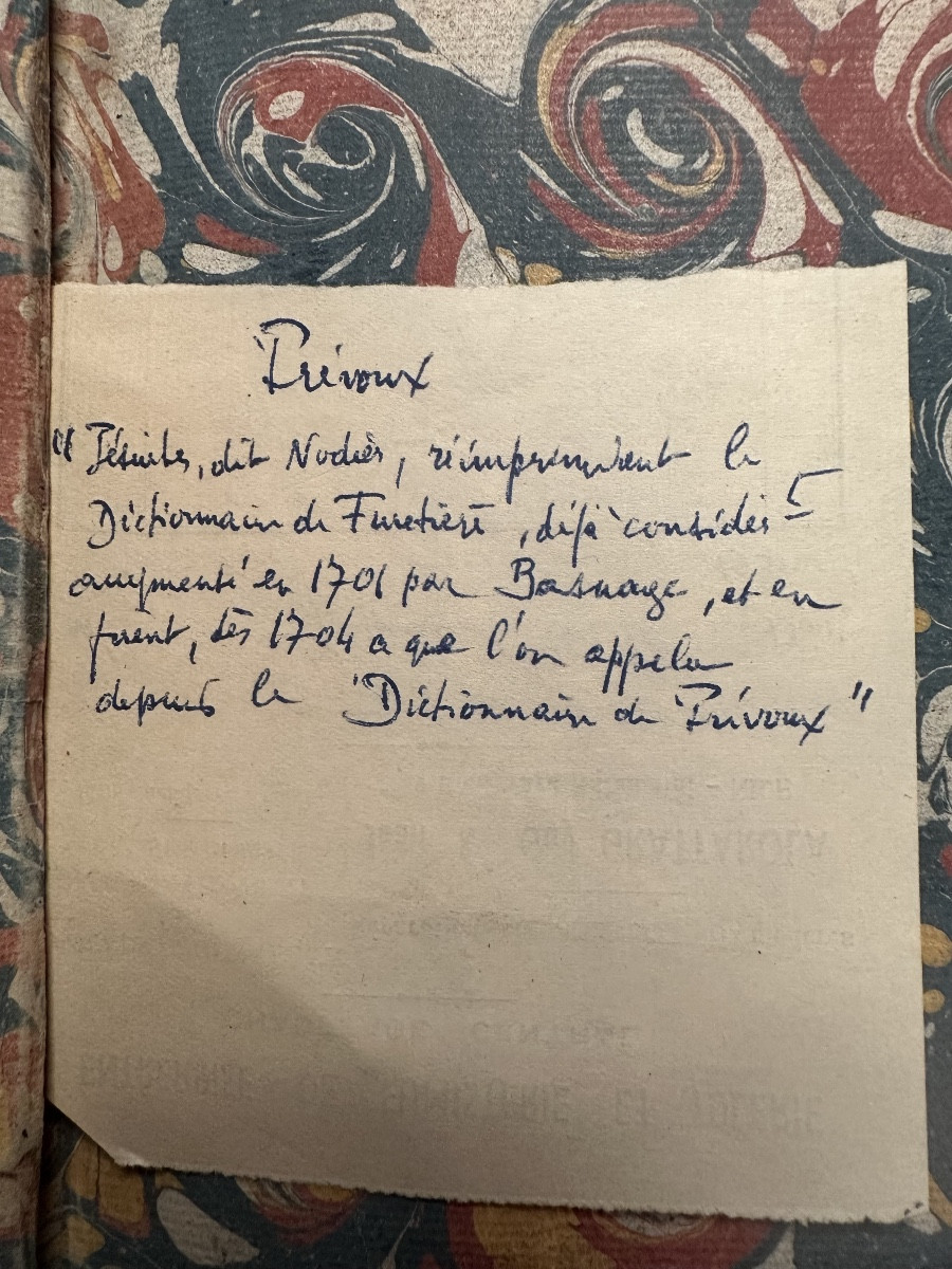 Dictionnaire Trévoux Francois Et Latin-photo-1