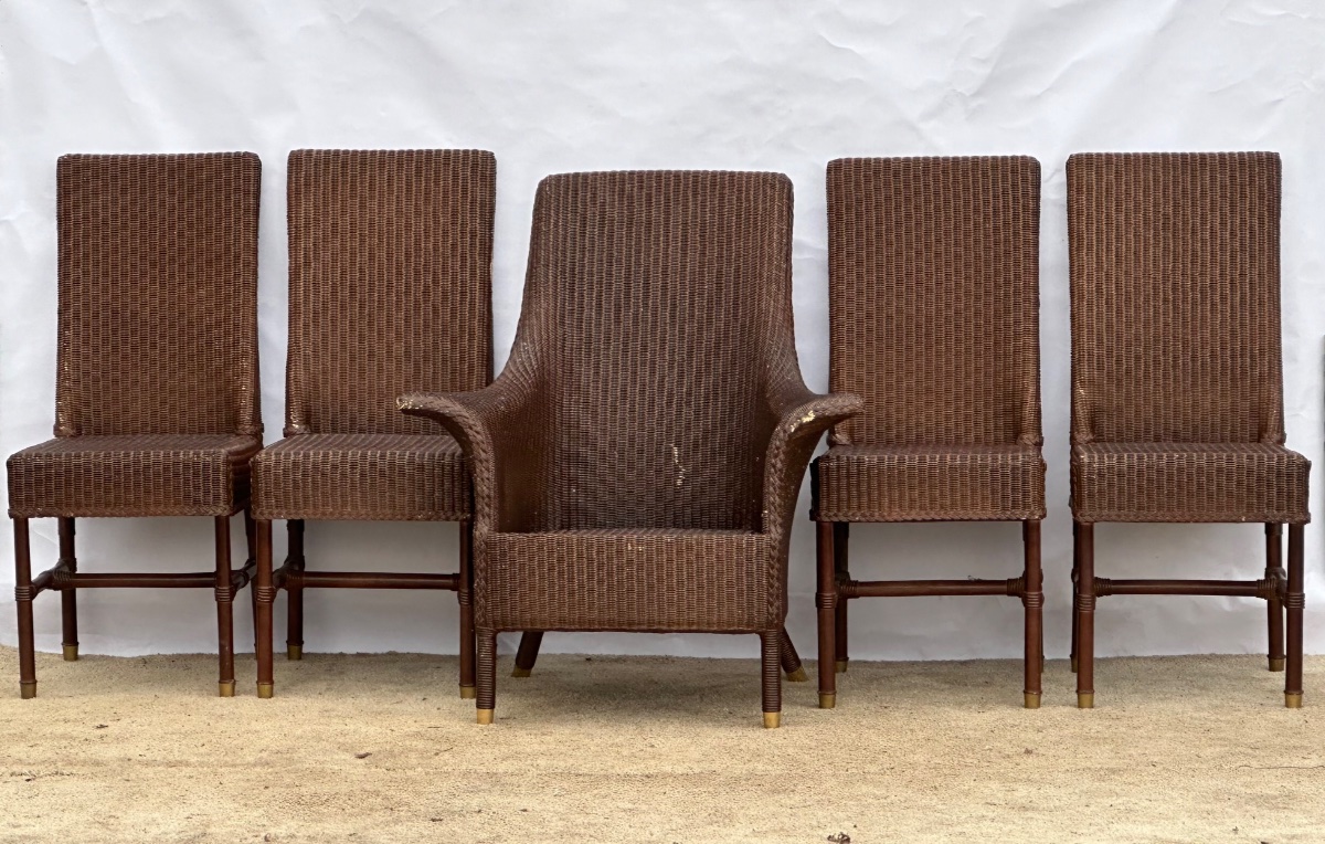 4 Chaises Et Un Fauteuil-photo-2