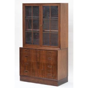 Vitrine Vintage Au Design Scandinave Par Lyby Mobler Denmark