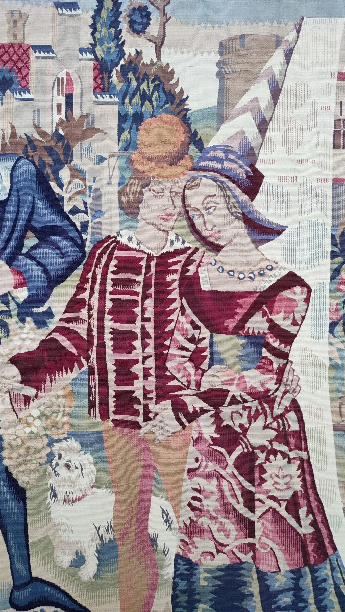 Aubusson Tapestry In The Gothic Style -photo-2