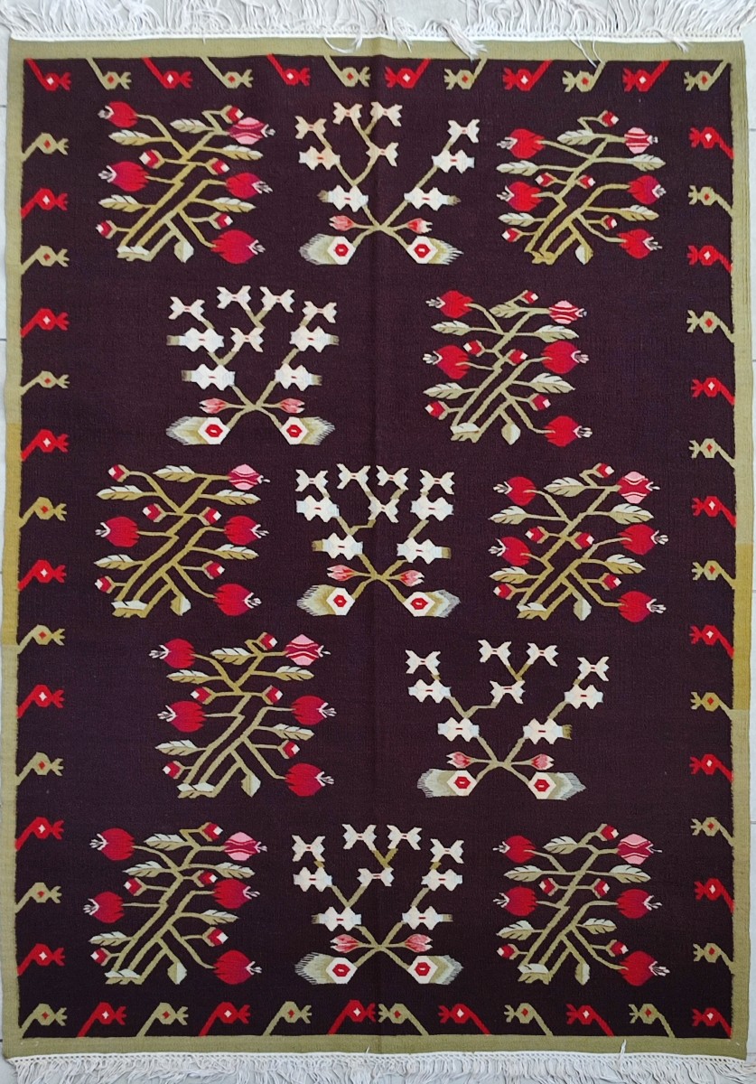 Romanian Kilim From The 1950s