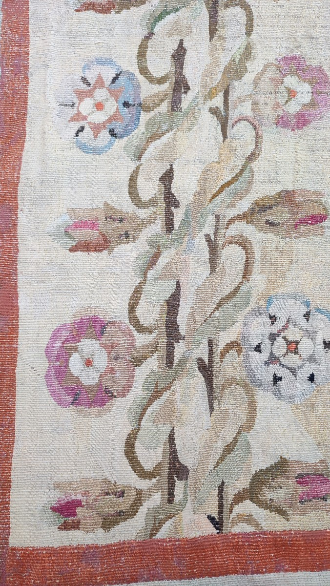 Fragment Of An 18th-century Aubusson Carpet -photo-2