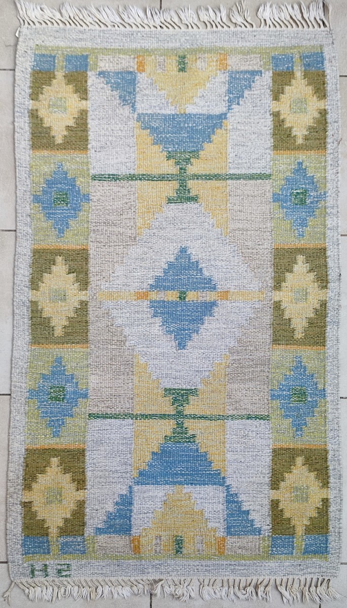 Scandinavian Woven Rug 