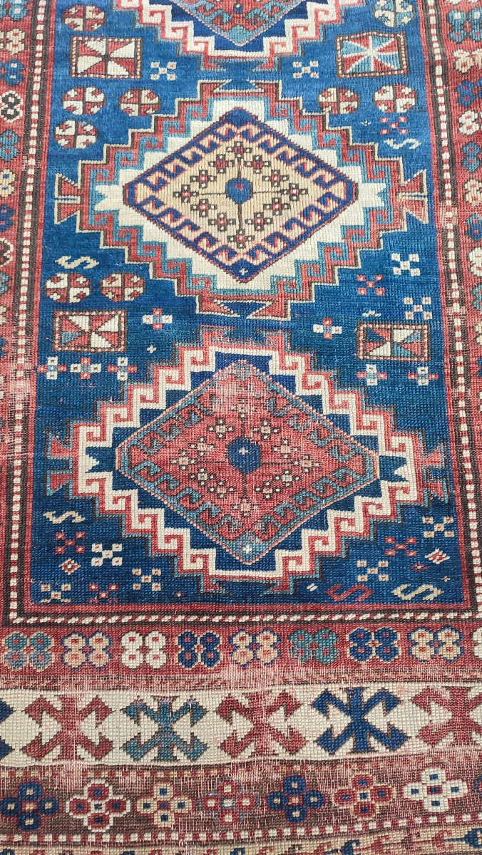 Antique Kazak Rug From The Caucasus -photo-2