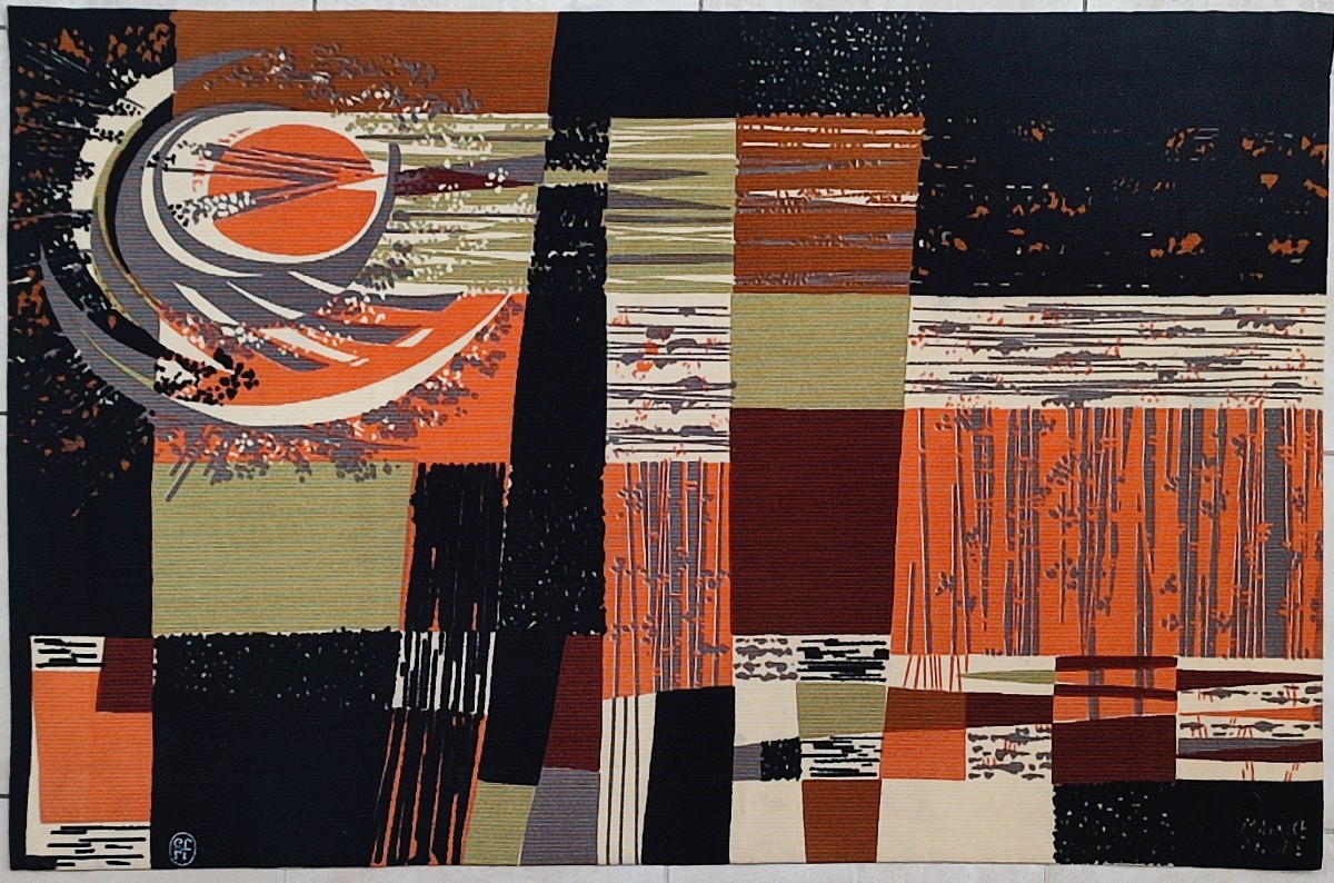 Tapisserie en sérigraphie de René Fumeron
