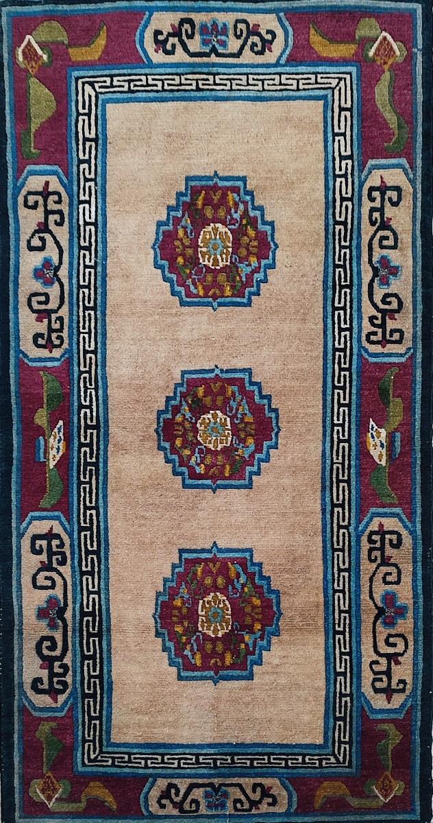 Antique Tibetan Carpet 