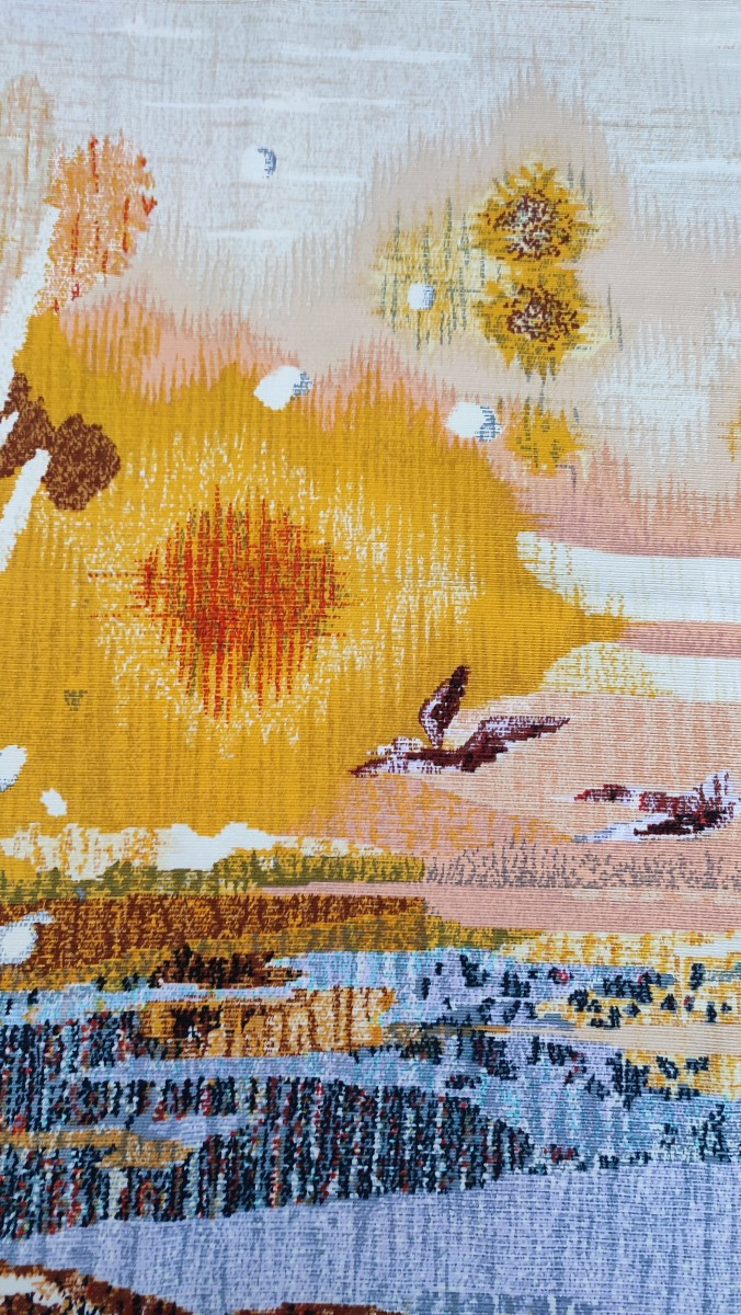 Screen-printed Tapestry Based On A Cartoon By Le Guen-photo-4