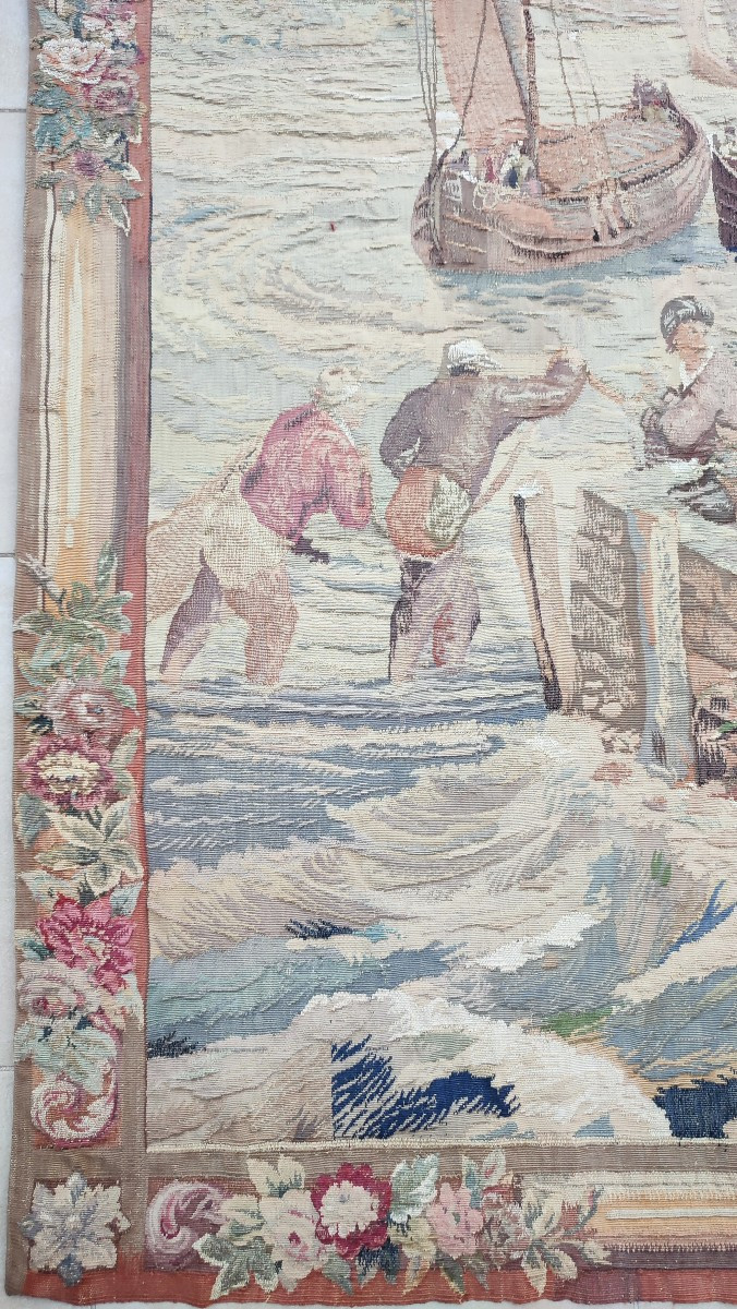 Semi-mechanical Tapestry Circa 1900-photo-3