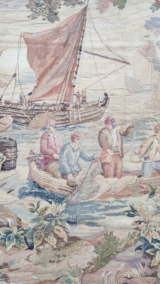 Semi-mechanical Tapestry Circa 1900-photo-1