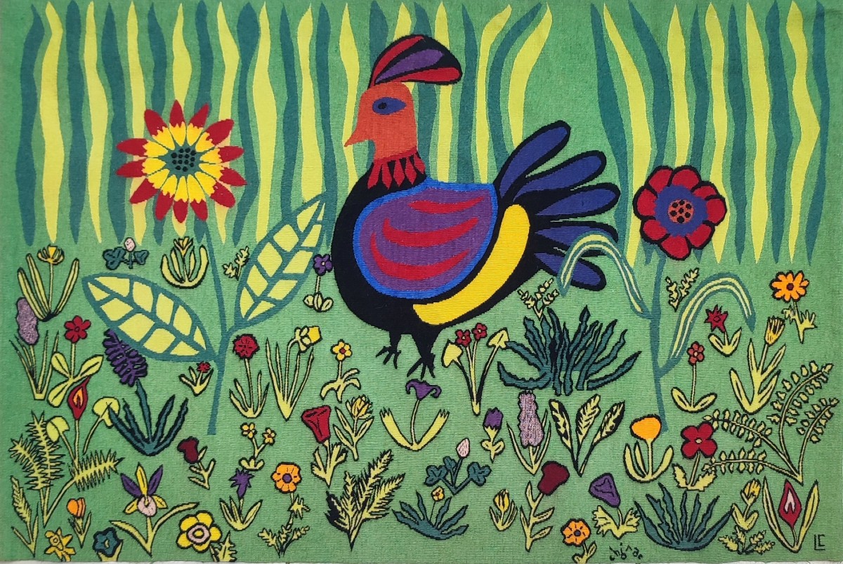 Tapestry Woven From A Design By Bernard Chirac 