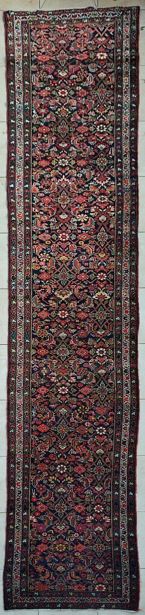 Tapis de couloir, galerie Perse Hamadan