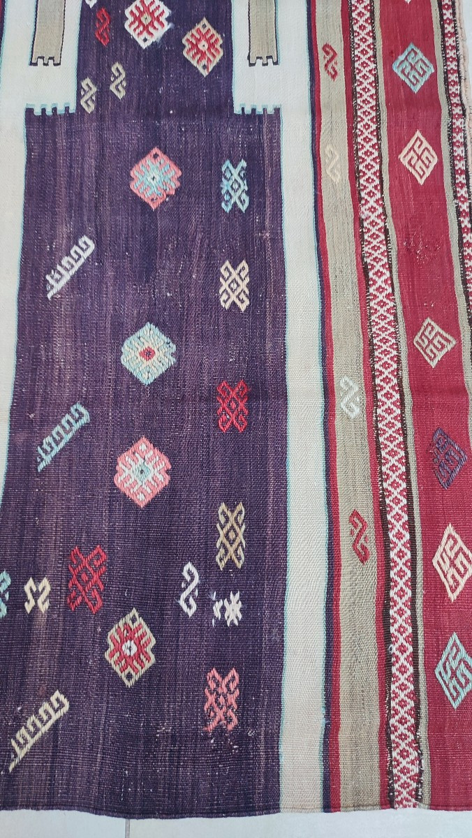 Fragment de kilim turc de la région de Sivas-photo-3