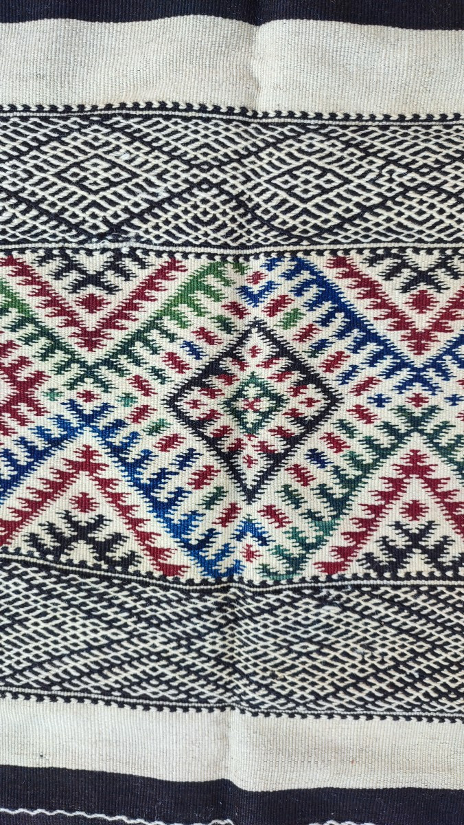 Kilim Zanafi du haut atlas au Maroc -photo-3