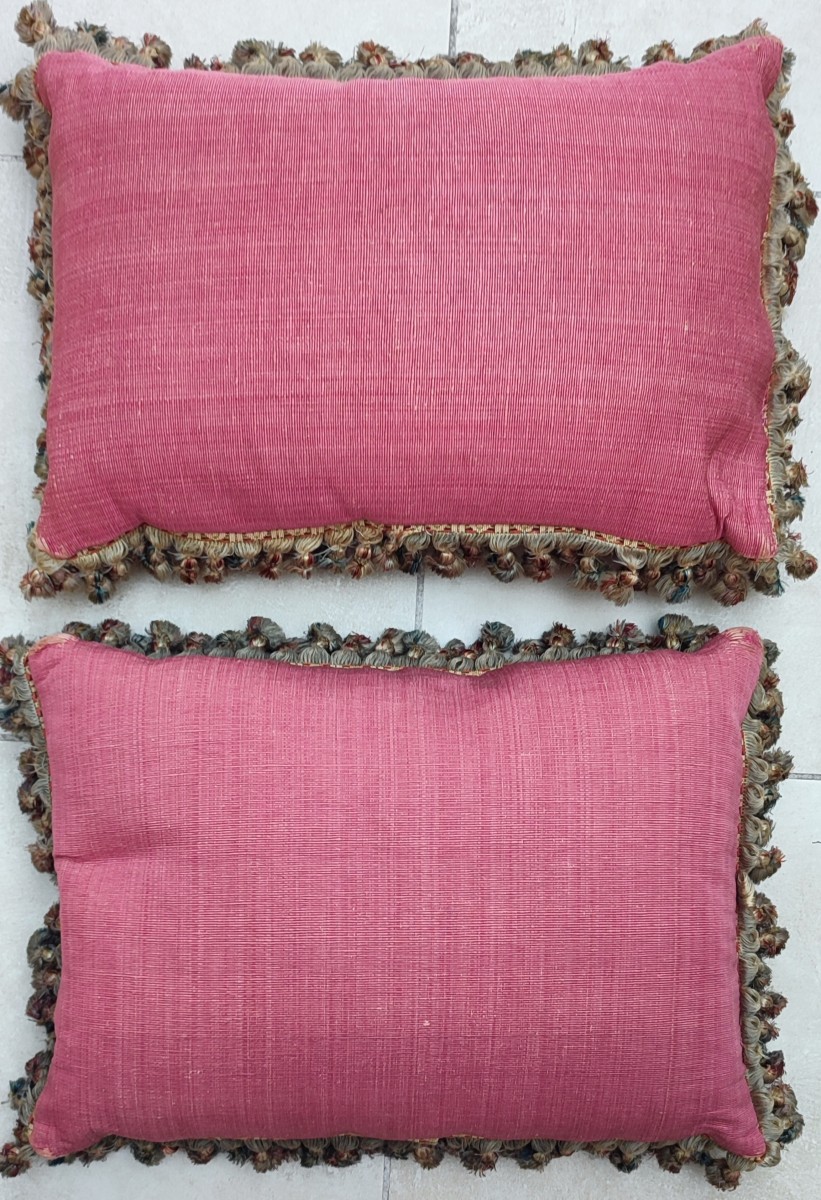 Paire de coussins en Aubusson -photo-1