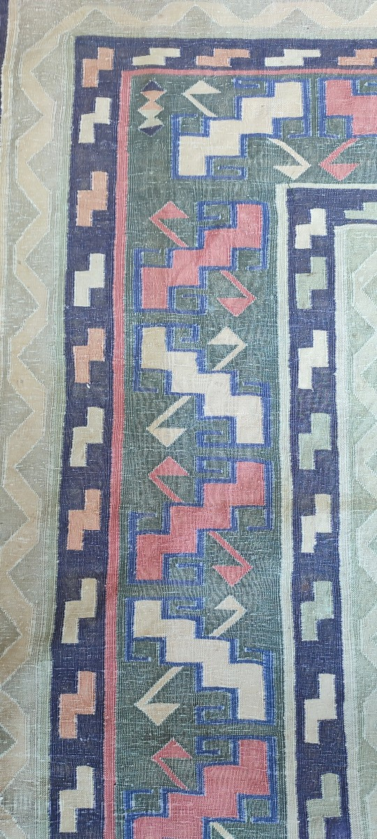 Tapis kilim indien Dhurrie -photo-3